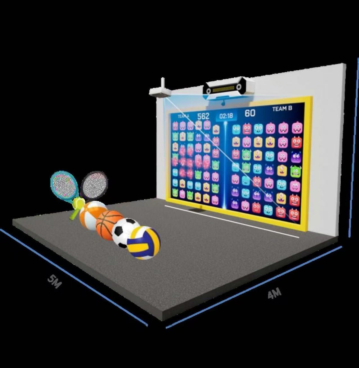 AceBall Interactive Wall w/OS
