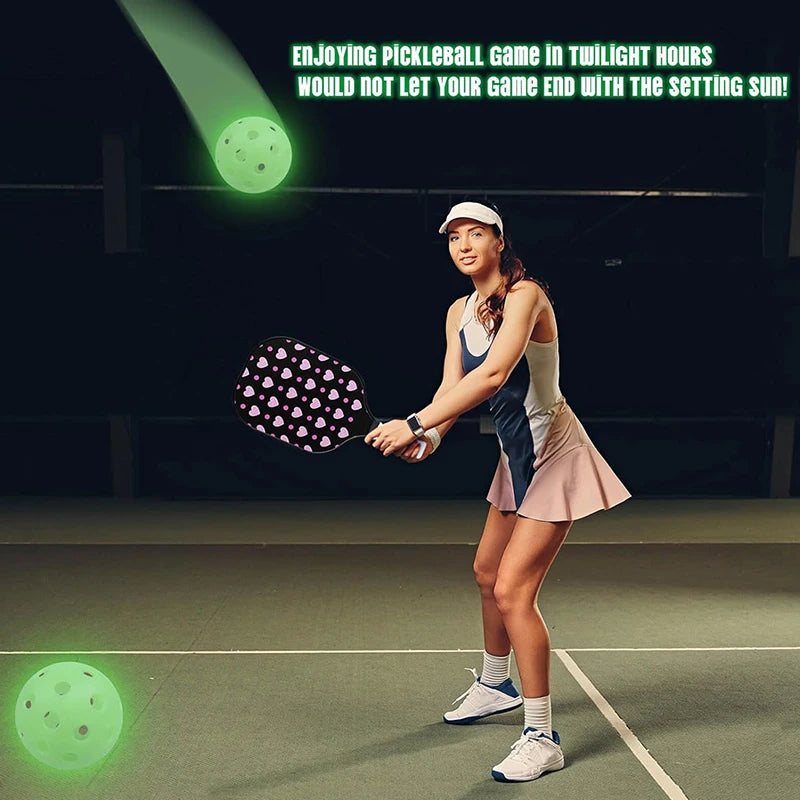 LED Light Up Pickleball Balls | Glow In The Dark Pickleball